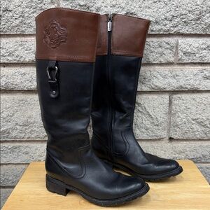 Blondo Black and Brown Winter Boots